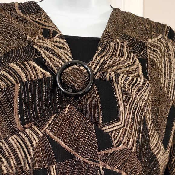 JM collection Women blouse size 1X. long sleeves. - Picture 8 of 13